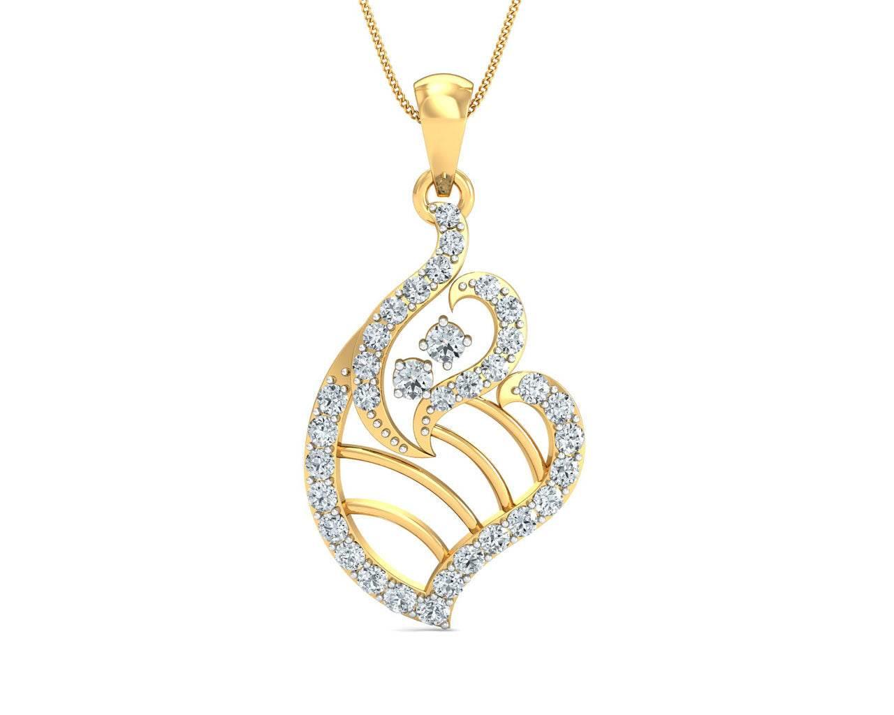 Talia diamond Pendant - Jewelslane