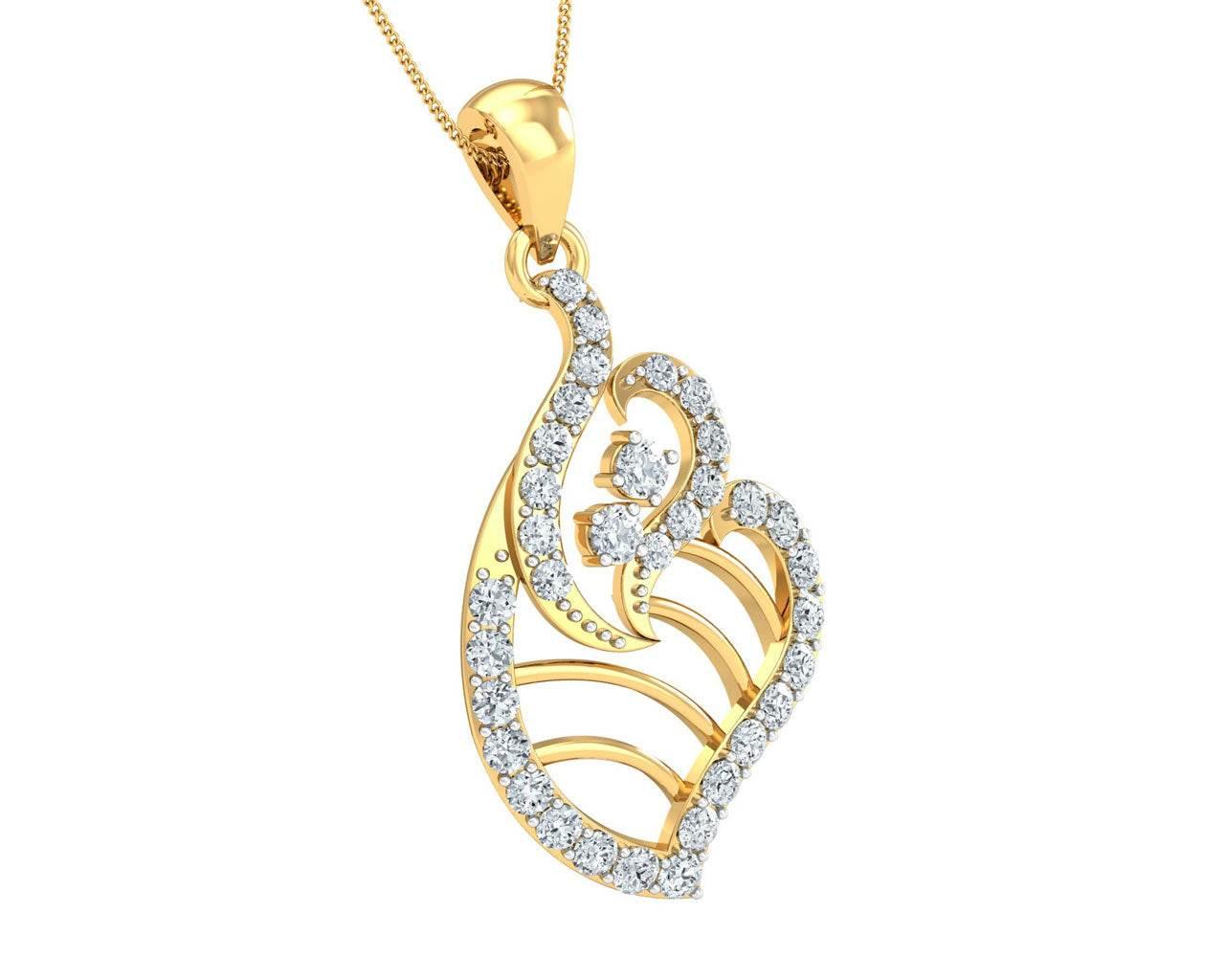 Talia diamond Pendant - Jewelslane