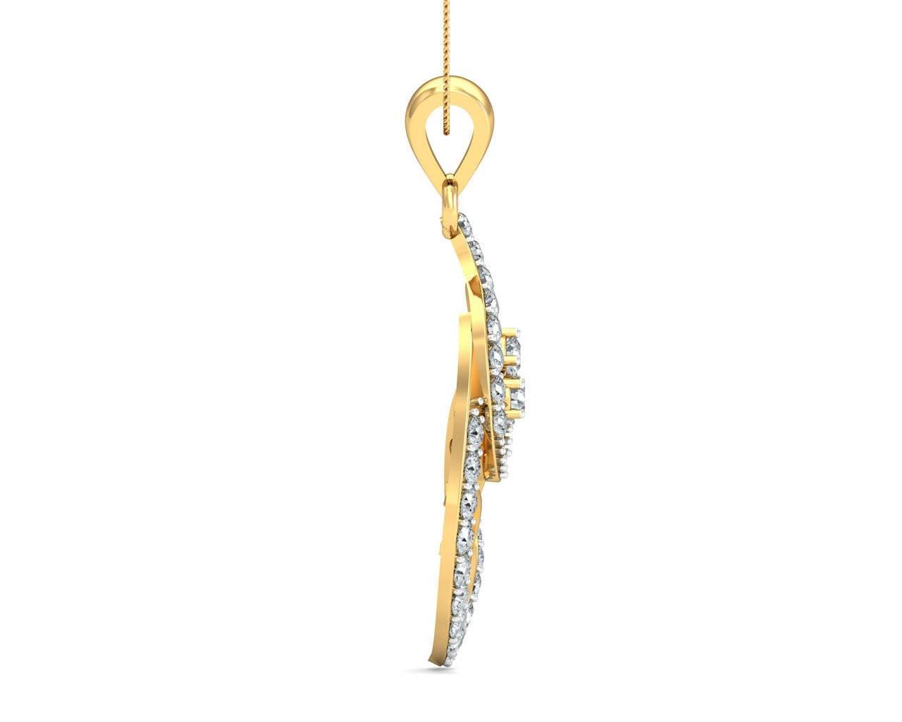 Talia diamond Pendant - Jewelslane