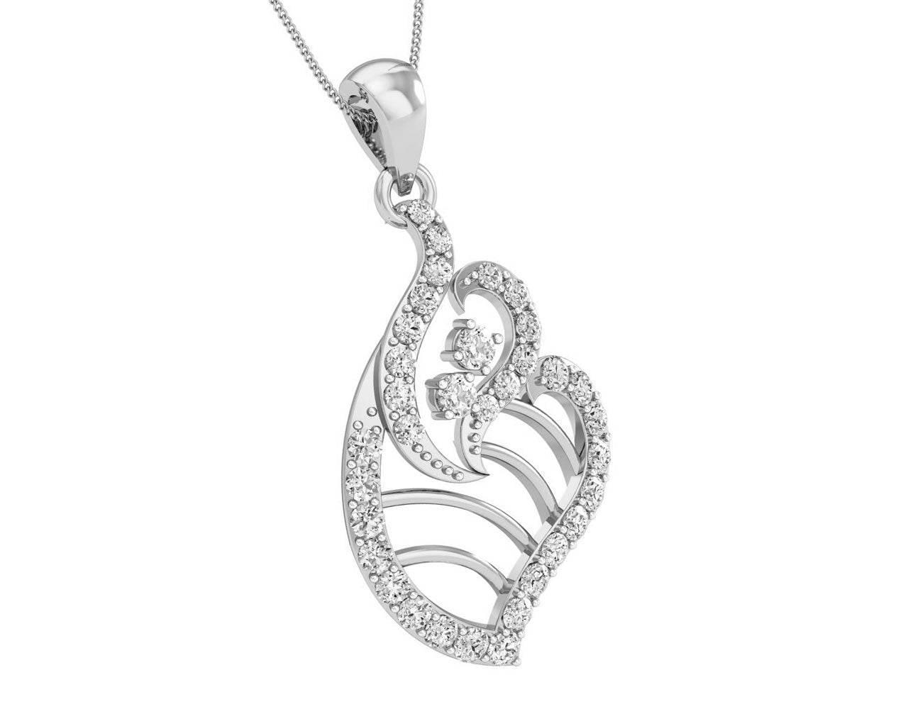 Talia diamond Pendant - Jewelslane