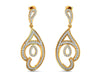 Tamira Long Diamond Earrings - Jewelslane