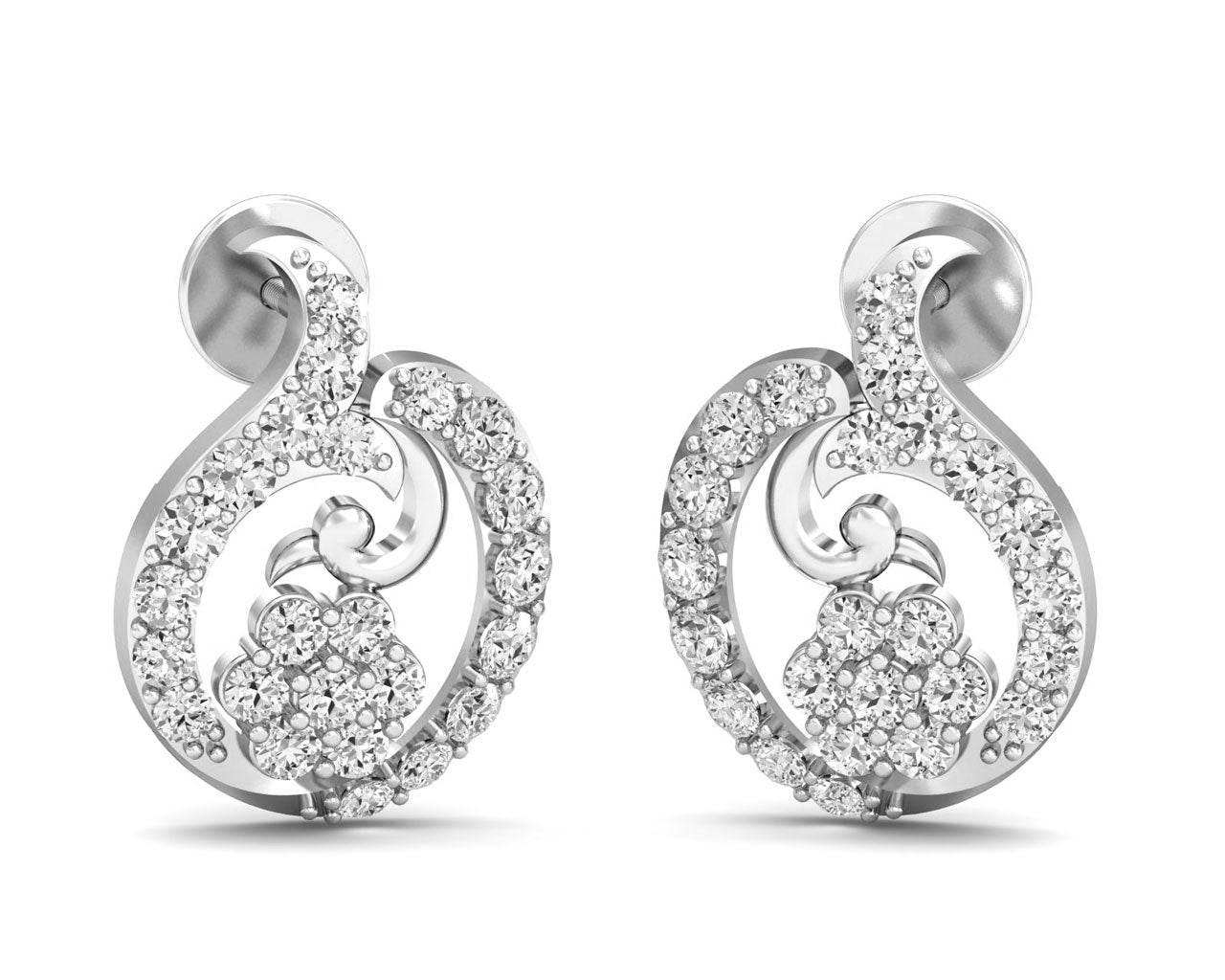 Tania Diamond Earrings - Jewelslane
