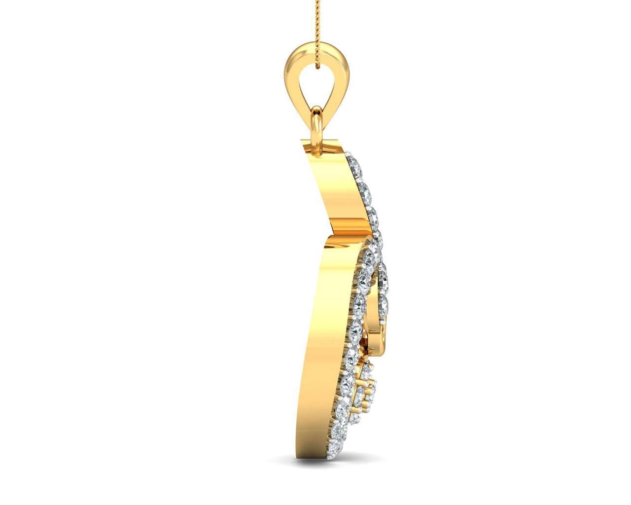 Tania Diamond Pendant - Jewelslane