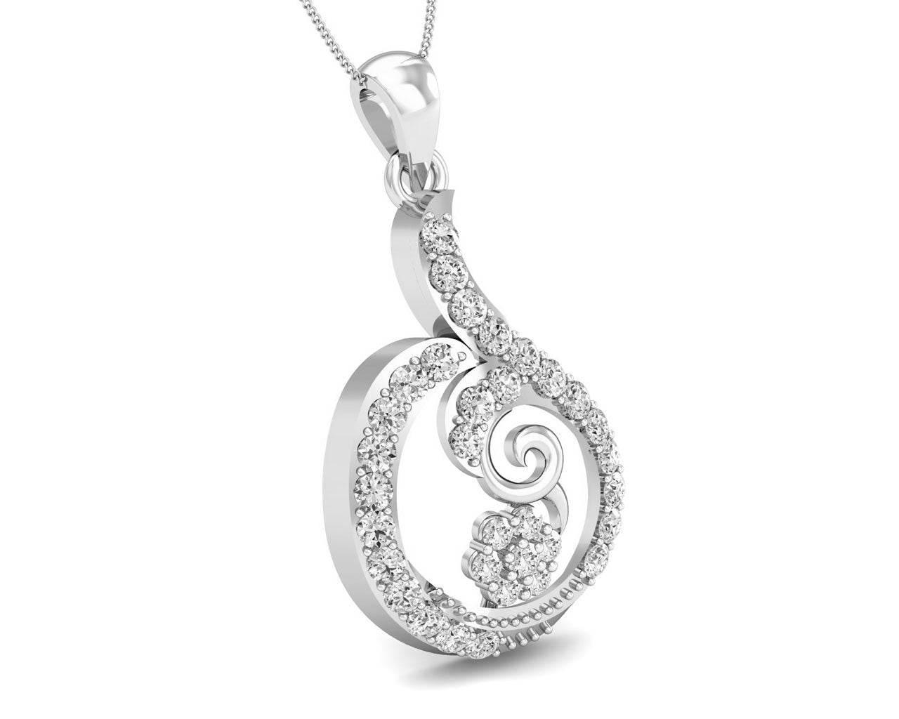Tania Diamond Pendant - Jewelslane