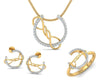 Tanya Diamond Pendant set in Gold - Jewelslane