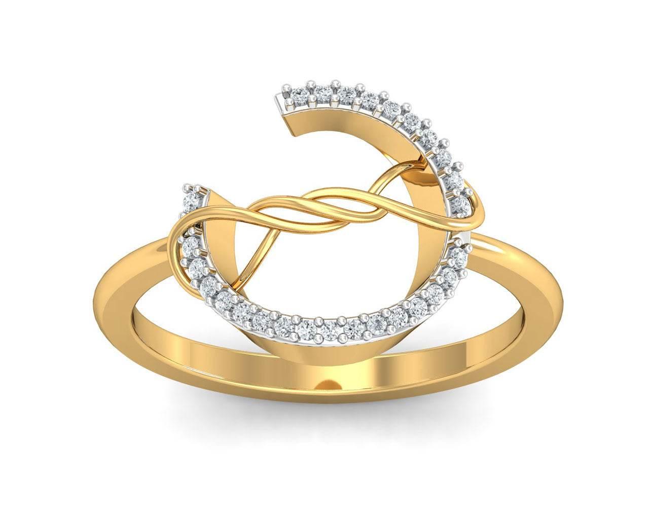 Tanya Diamond Ring in Gold - Jewelslane