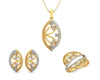 Tara Diamond Pendant set In Gold - Jewelslane