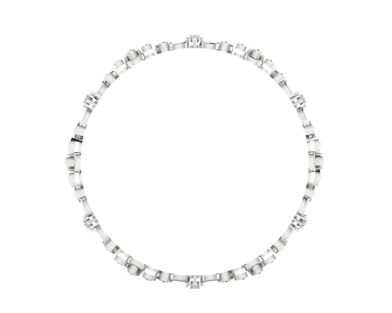 Tara Ladies Bangle in 14k Gold - Jewelslane