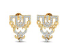 Tauri Diamond Earrings In Gold - Jewelslane