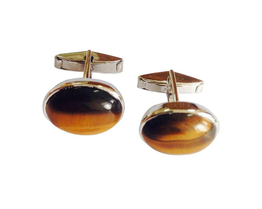 Tiger Eye Cufflink - Jewelslane