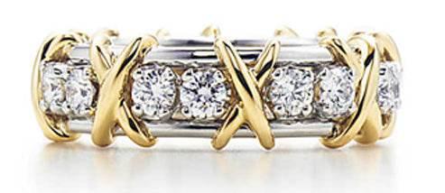 Two Tone Diamond Ring - Jewelslane