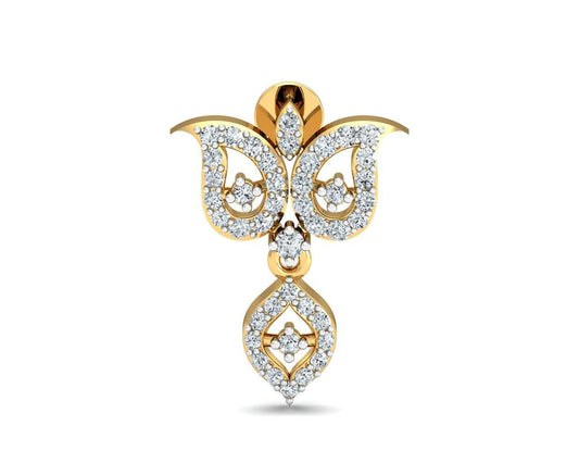 ULa Certified Diamond Earrings in Hallmarked Gold - Jewelslane