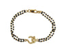 Gold Aum Bracelet on Mangalsutra Chain - Jewelslane
