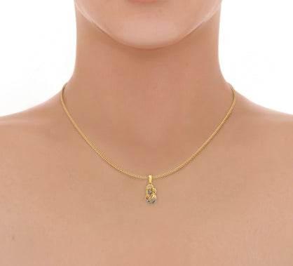Urith Heart Pendant in Gold with diamonds - Jewelslane