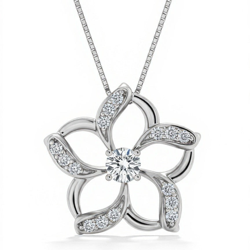 Valene Lab diamond Solitaire Pendant - Jewelslane