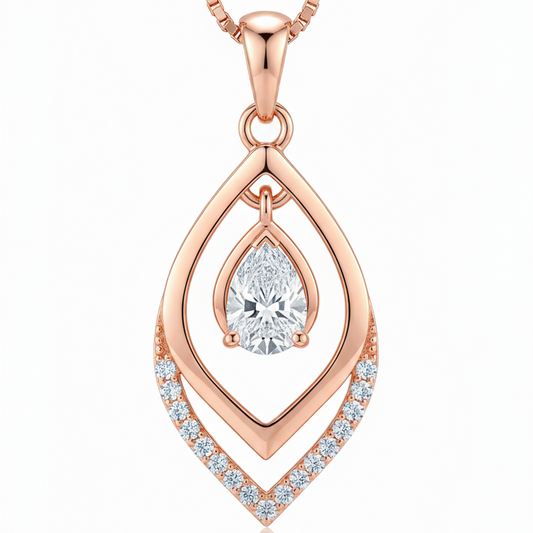 Valentina Lab Diamond Solitaire Pendant - Jewelslane