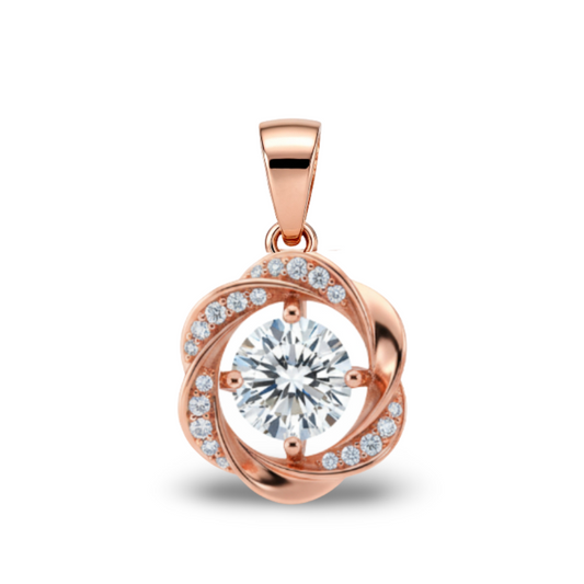 Valeska Lab Diamond Solitaire Pendant - Jewelslane