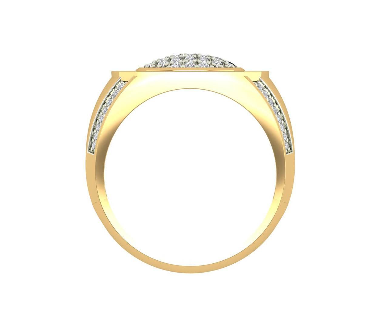 Vance Diamond Gents ring in gold - Jewelslane