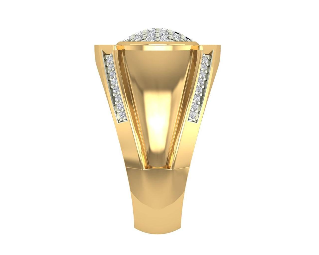 Vance Diamond Gents ring in gold - Jewelslane