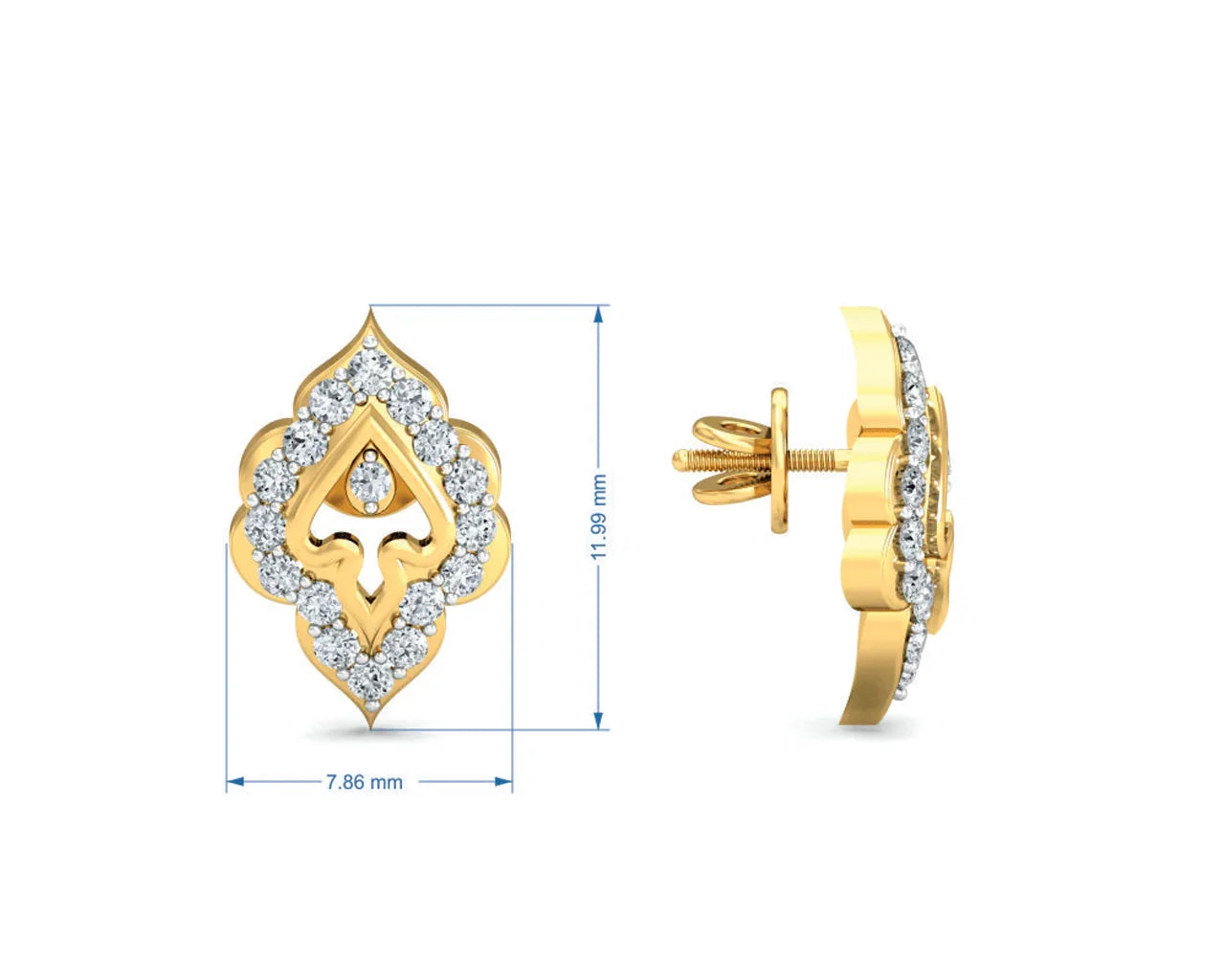 Vega Diamond Earrings - Jewelslane