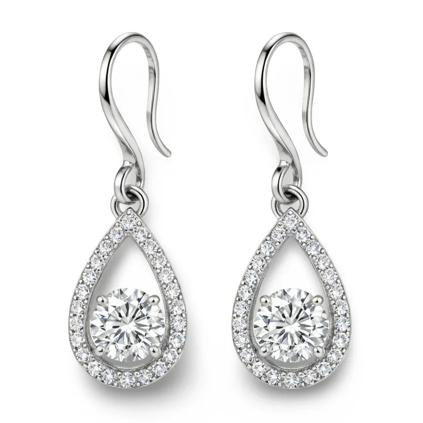 Vena Lab Diamond Solitaire Earrings - Jewelslane
