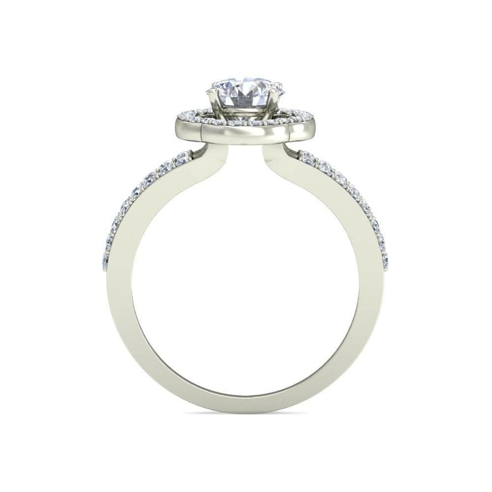 Venice Lab Diamond Solitaire Engagement Ring - Jewelslane