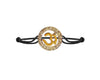 Vibrant Om Bracelet In Gold - Jewelslane