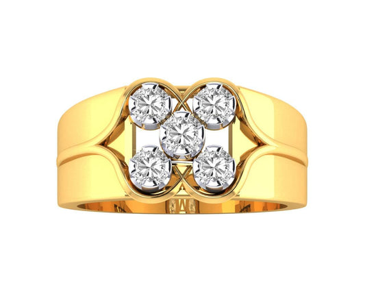 Vin diamond ring in 18k Gold - Jewelslane
