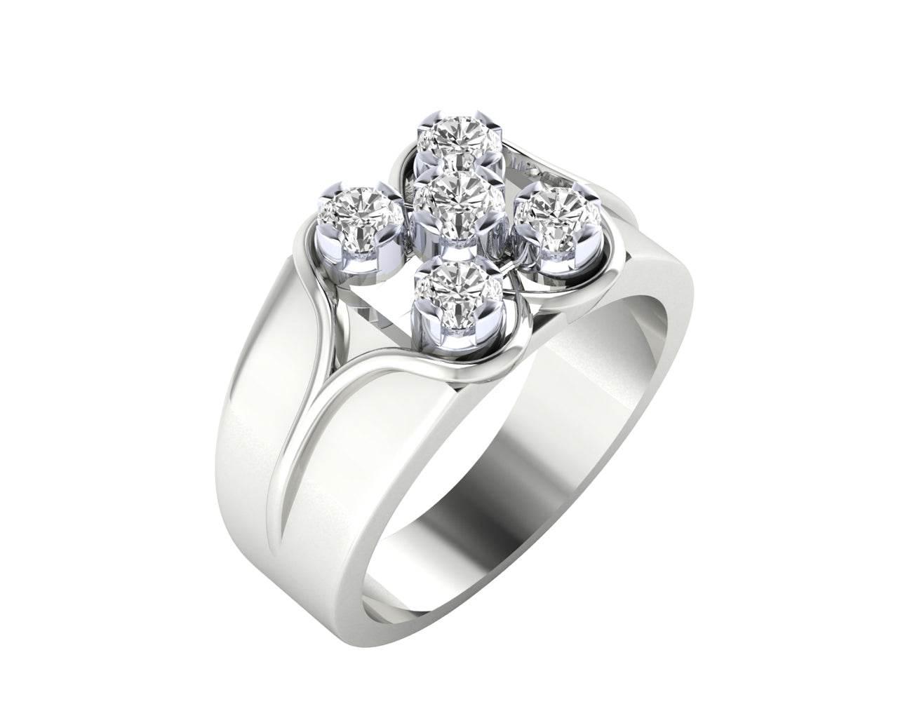 Vin diamond ring in 18k Gold - Jewelslane