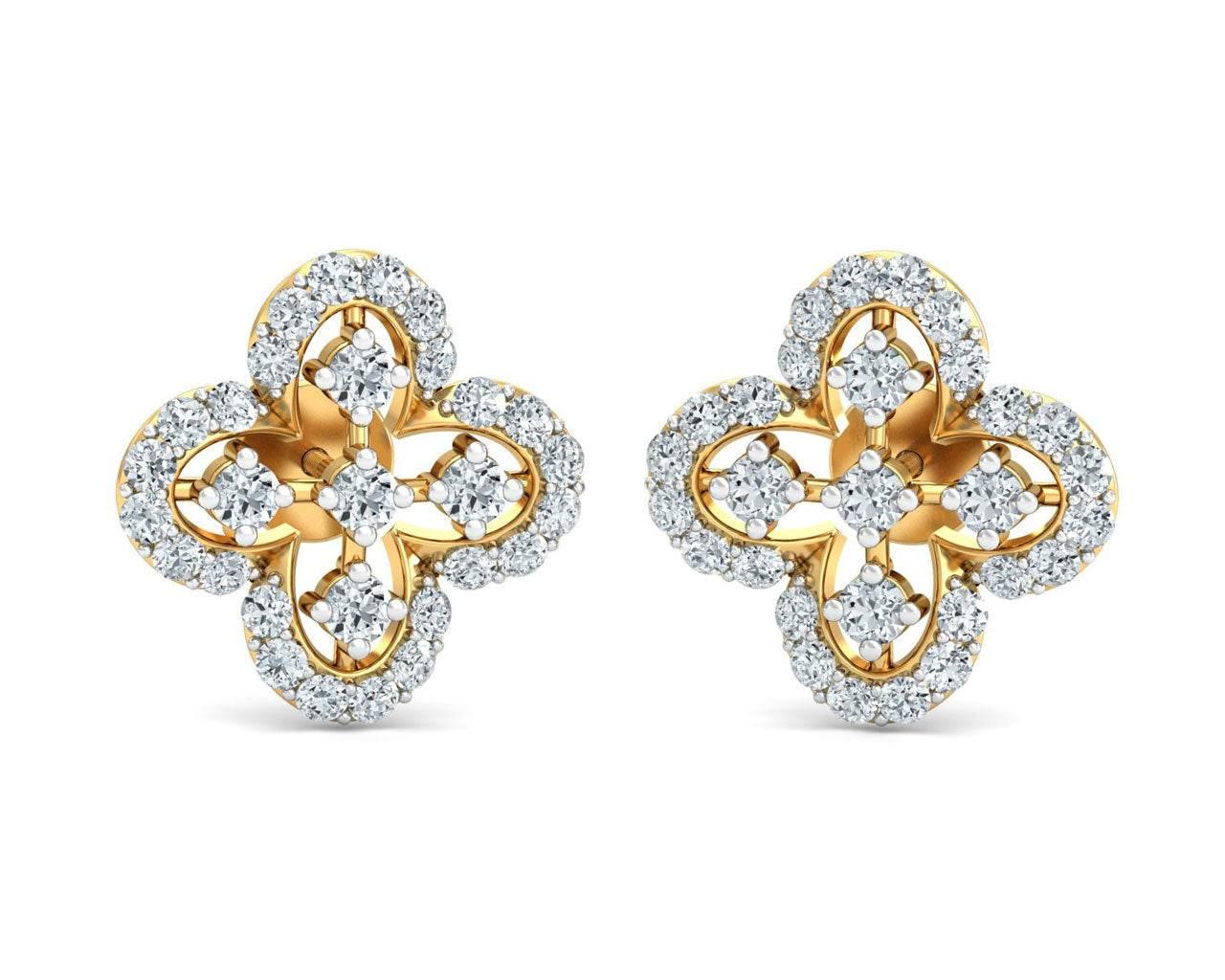 Vina Diamond Earstuds - Jewelslane