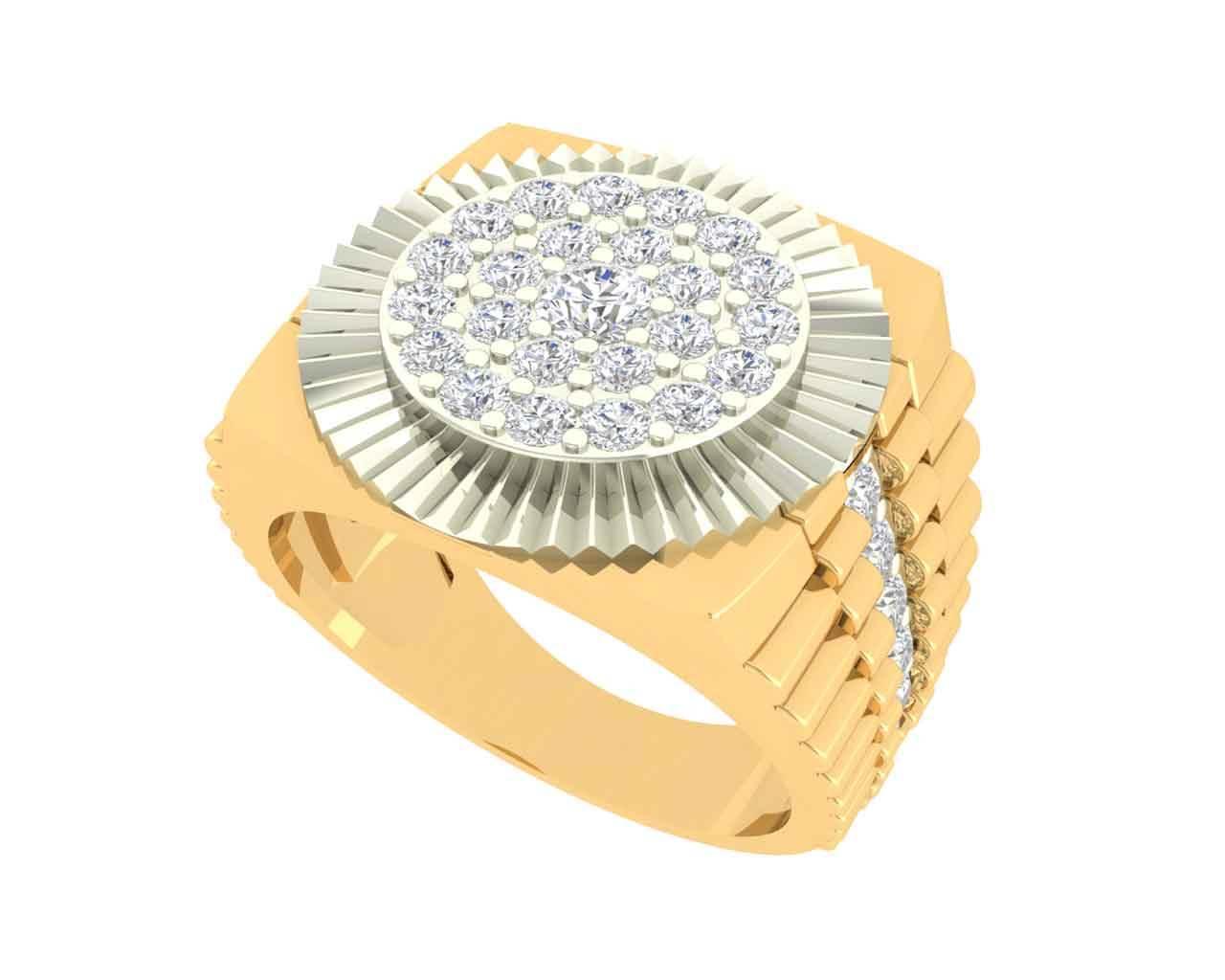 Vincent Men's Diamond Ring in gold - Jewelslane