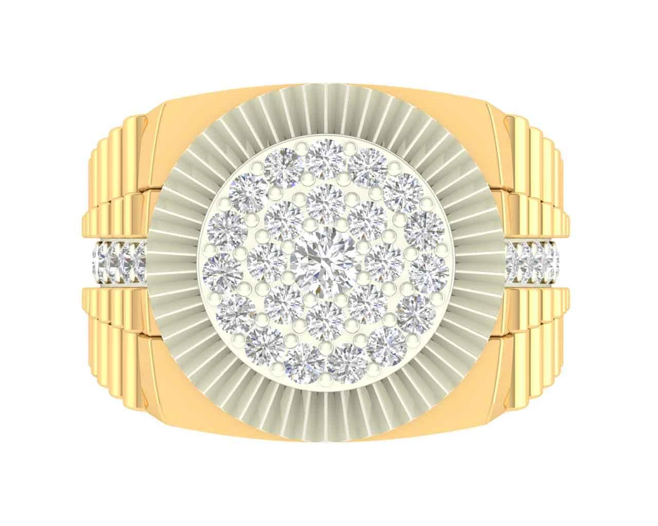 Vincent Men's Diamond Ring in gold - Jewelslane