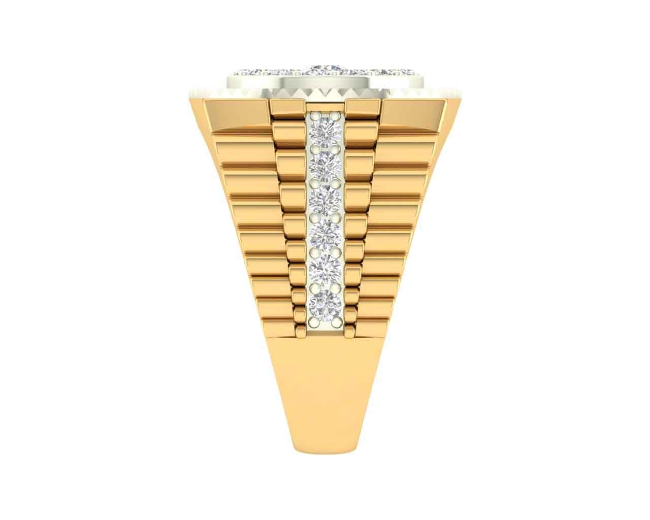 Vincent Men's Diamond Ring in gold - Jewelslane