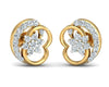 Viti Diamond earrings in gold - Jewelslane