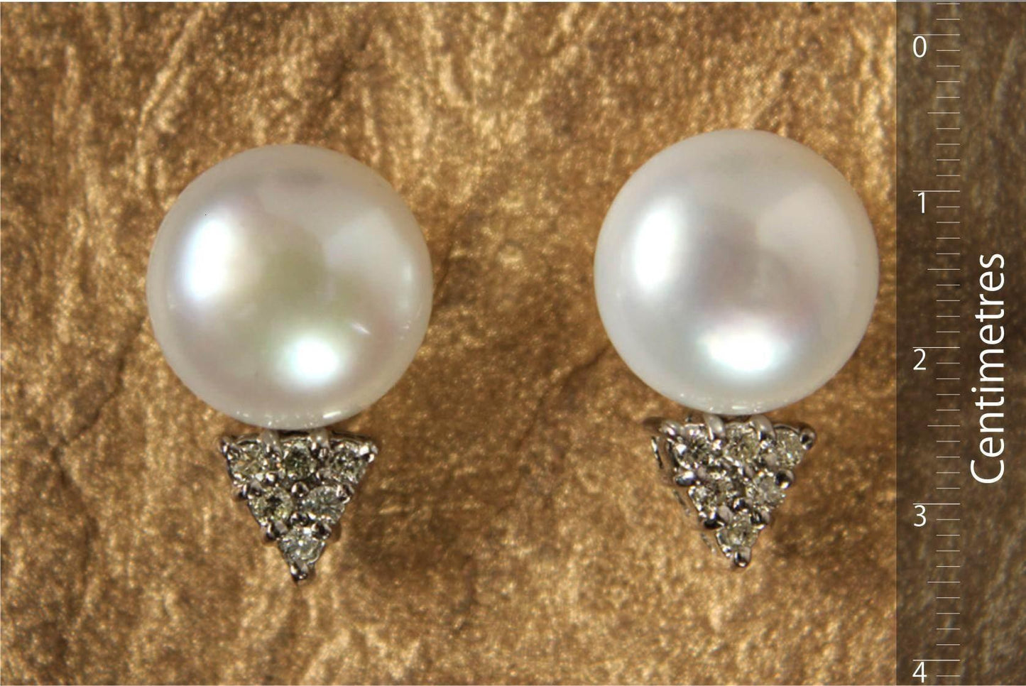 Pearl & Diamond Earring Studs - Jewelslane