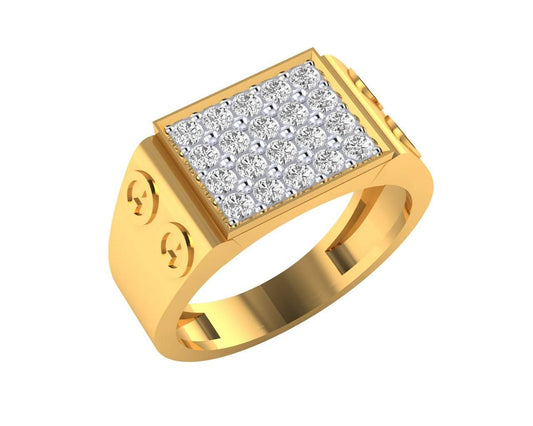 Walter Gents diamond ring in 18k Gold - Jewelslane