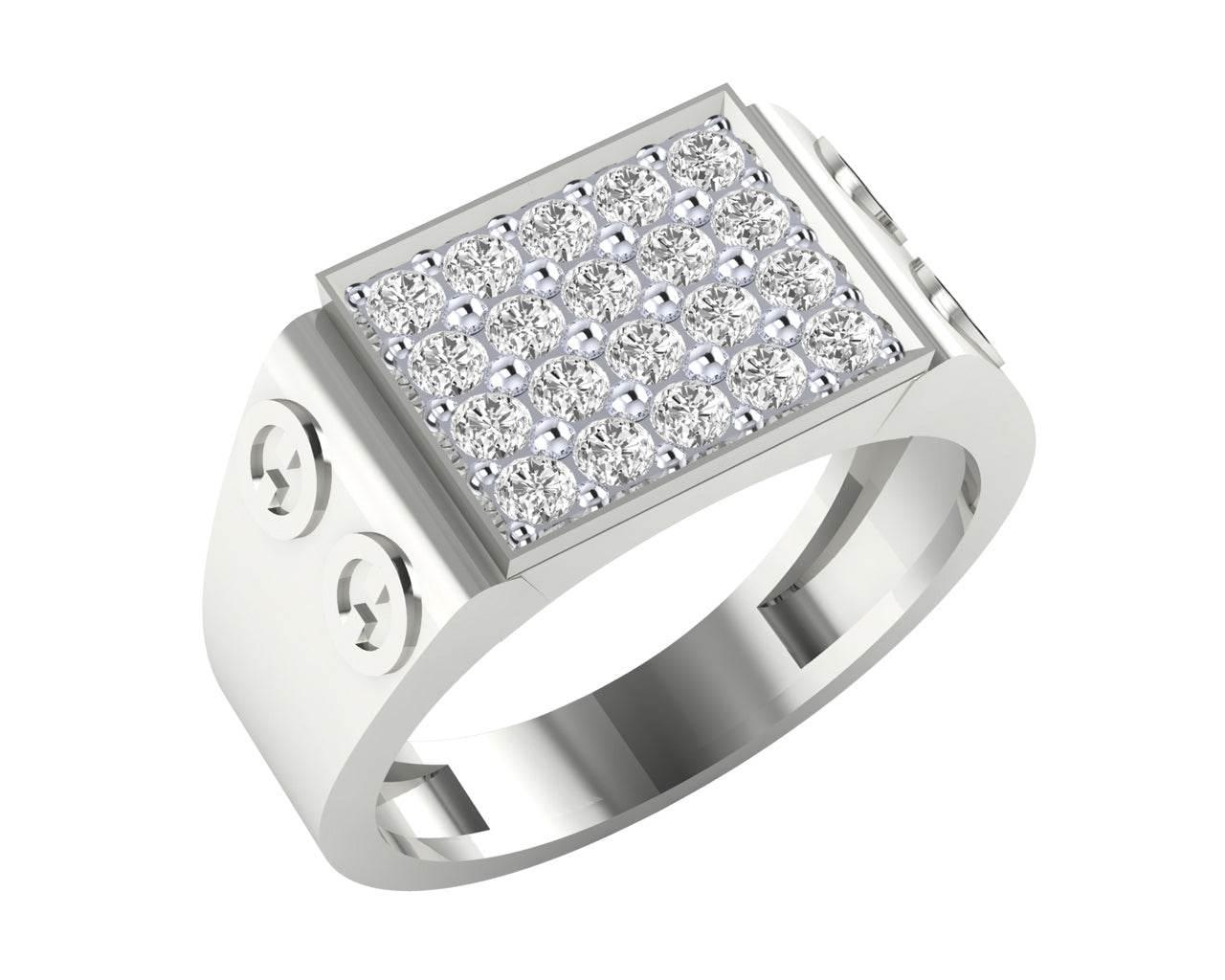 Walter Gents diamond ring in 18k Gold - Jewelslane