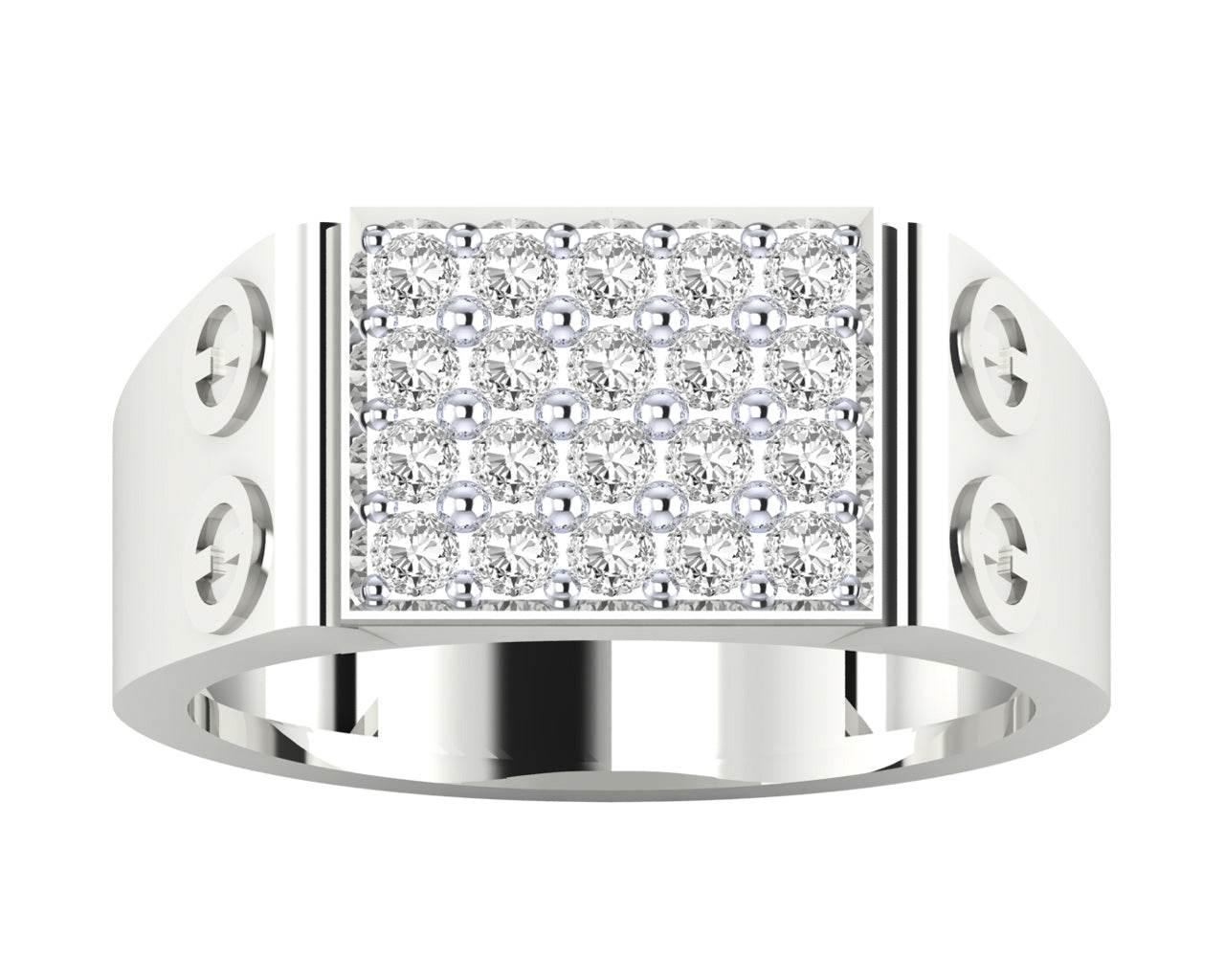Walter Gents diamond ring in 18k Gold - Jewelslane