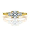 Wei Round Brilliant Cut Diamond Solitaire ring - Jewelslane
