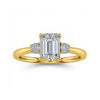 Weni Emerald Cut Lab Diamond Ring - Jewelslane