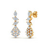 Willa Lab Grown Diamond Dangle Earrings - Jewelslane