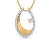 Wina diamond pendant in Gold - Jewelslane