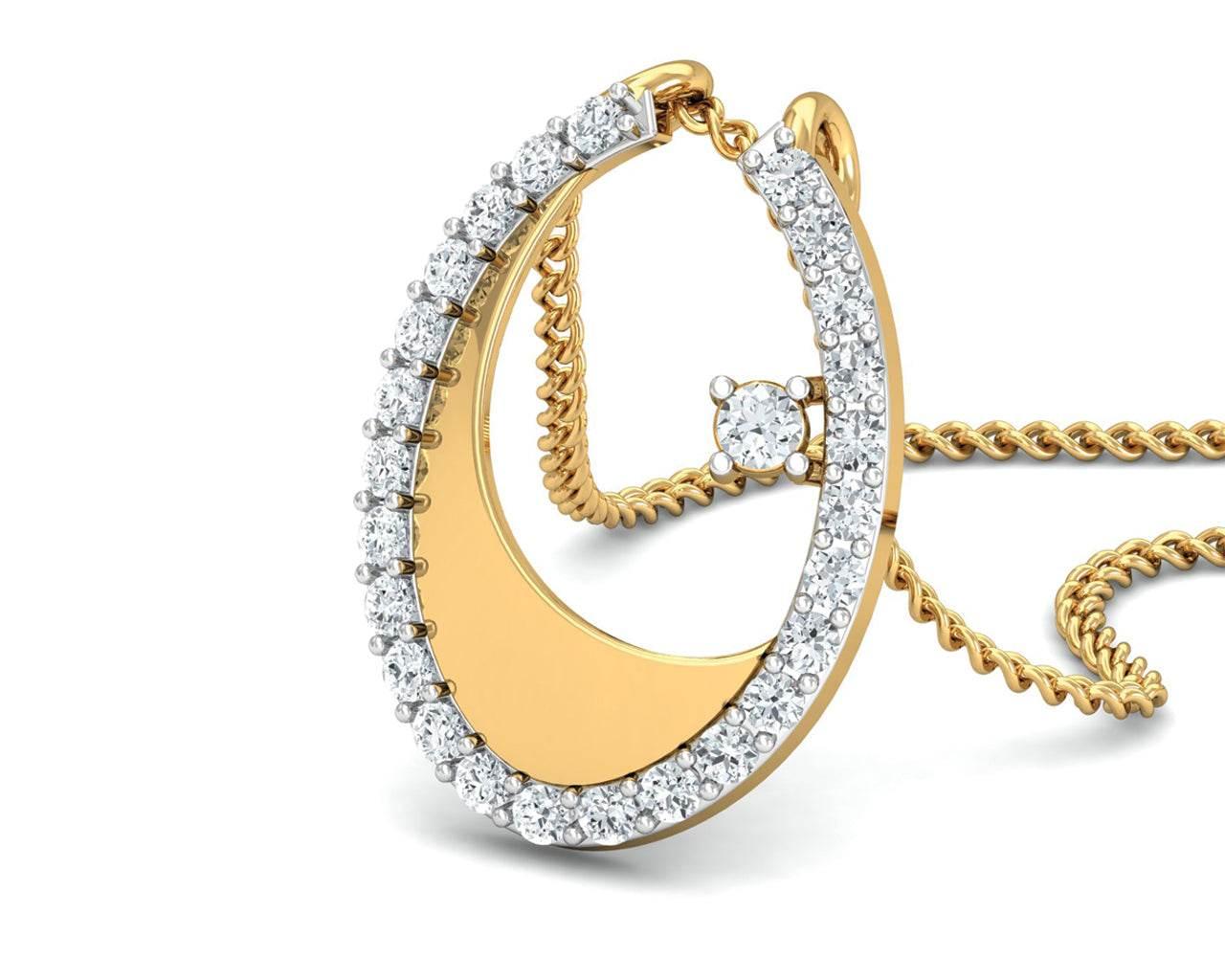 Wina Gold & Diamond Ring, Earring & Pendant Set - Jewelslane