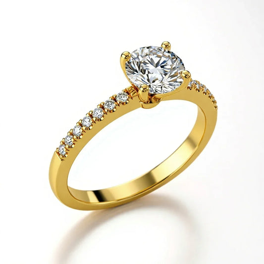 Winnie Lab Grown Diamond Solitaire ring - Jewelslane