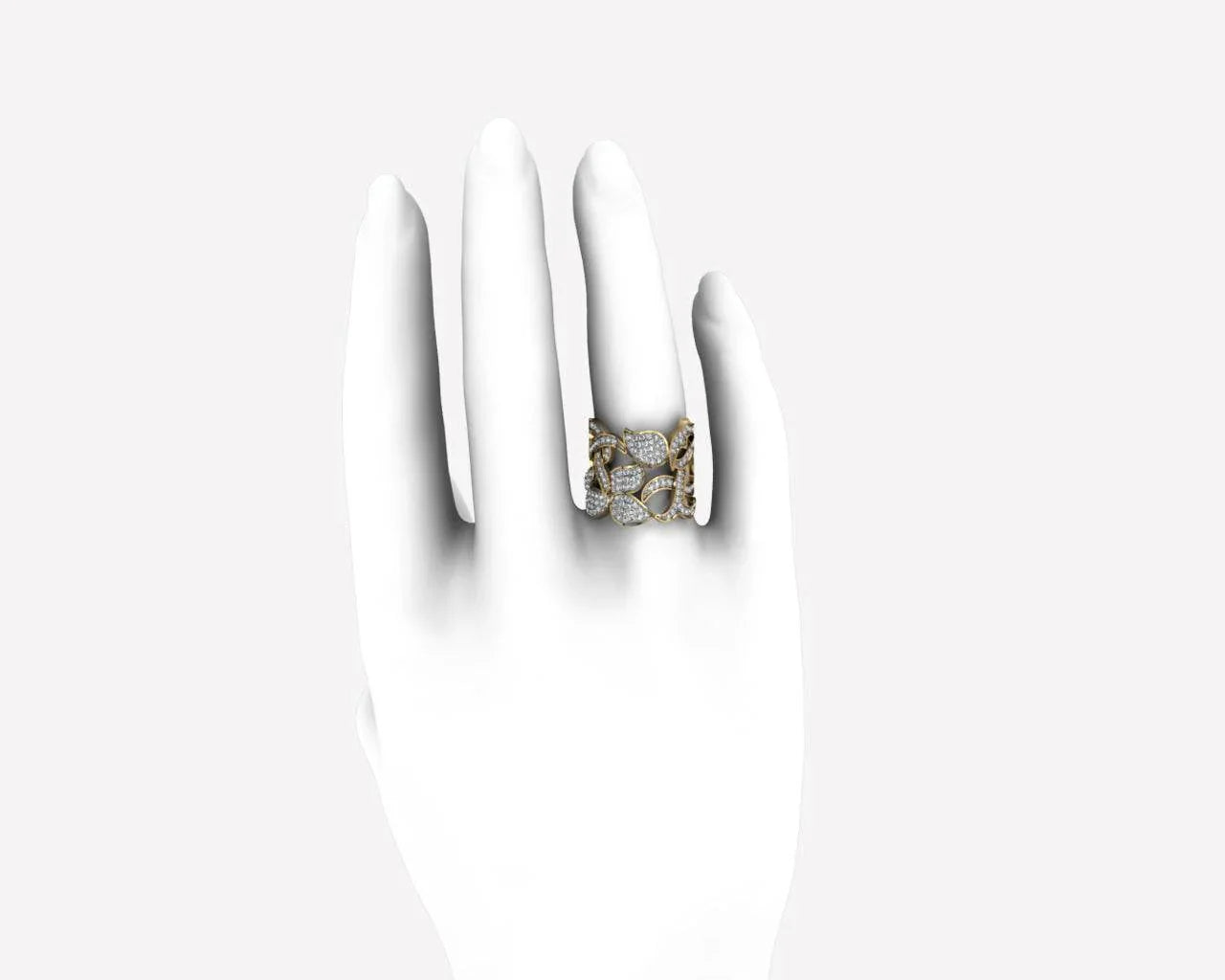Yaana Diamond Cocktail Ring - Jewelslane