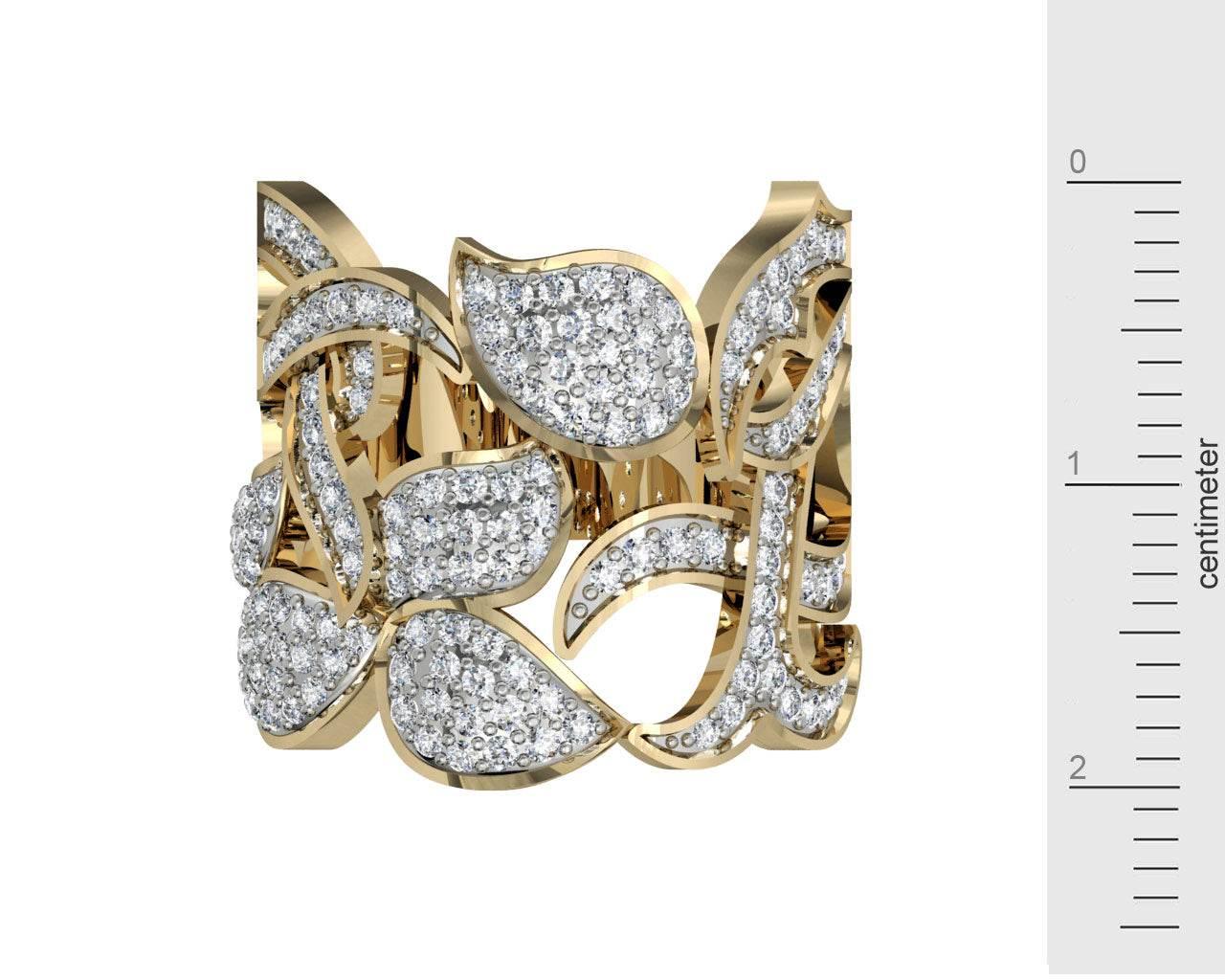 Yaana Diamond Cocktail Ring - Jewelslane