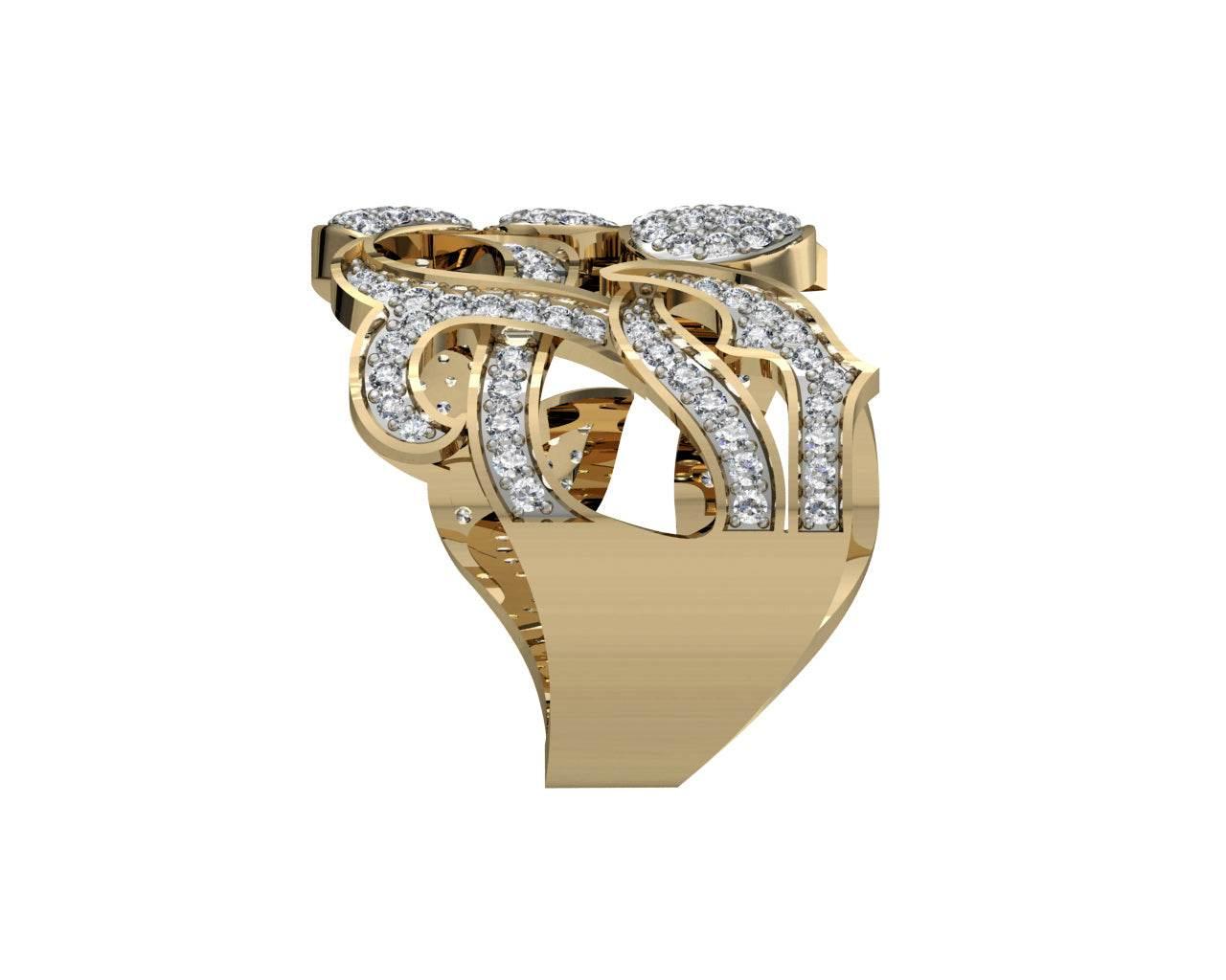 Yaana Diamond Cocktail Ring - Jewelslane