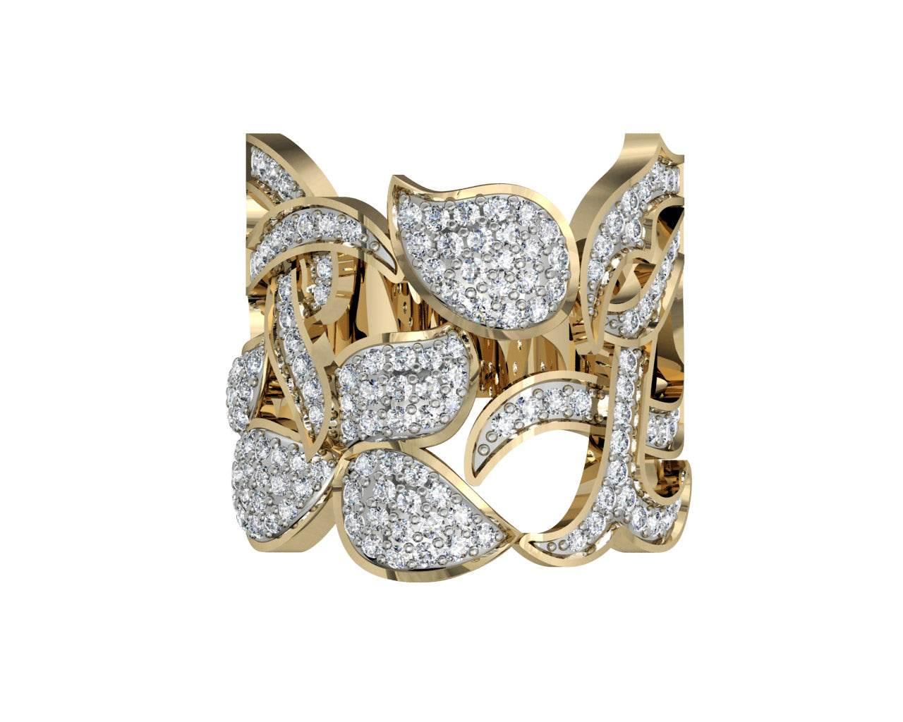 Yaana Diamond Cocktail Ring - Jewelslane