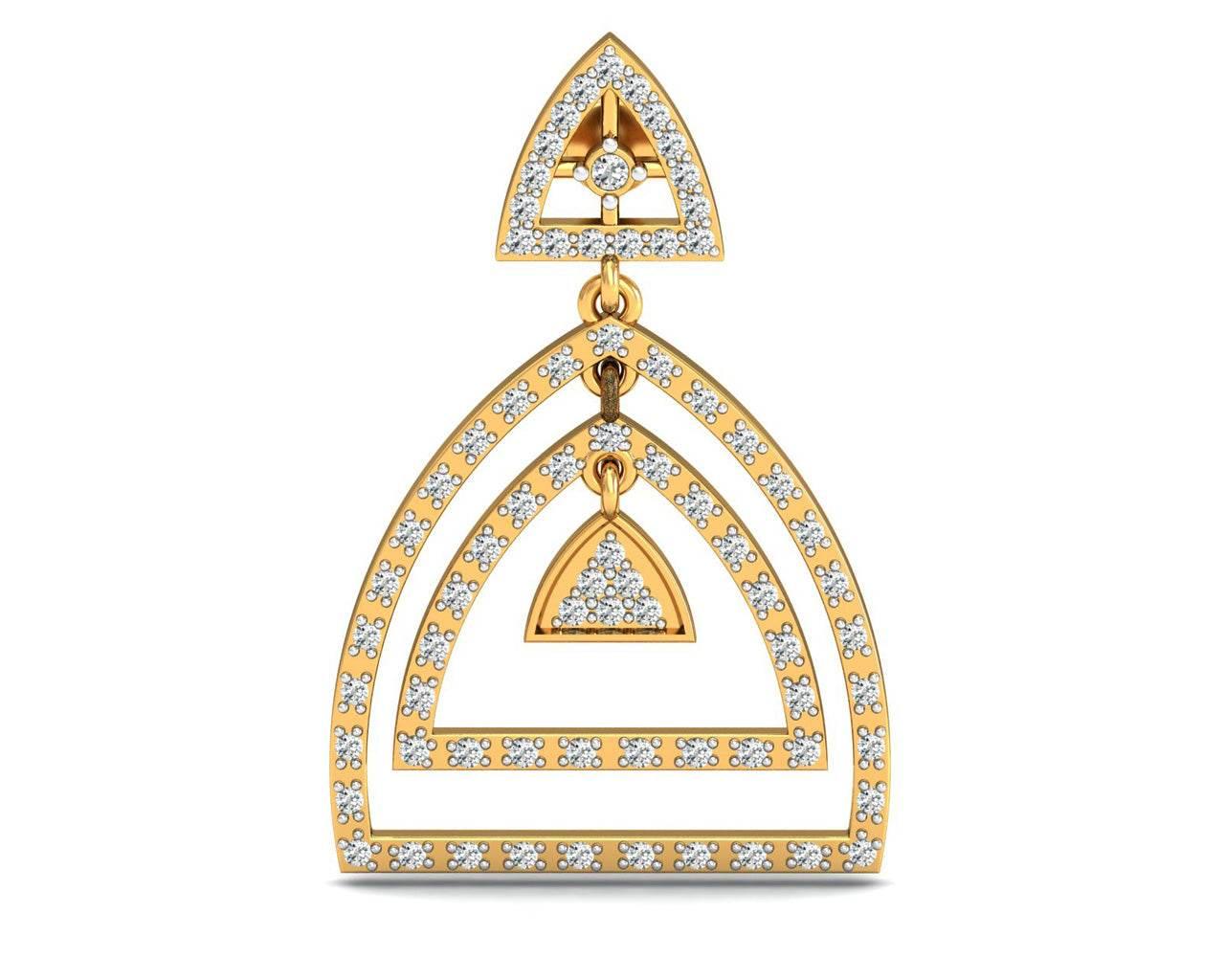 Zulaikha Diamond Earrings - Jewelslane