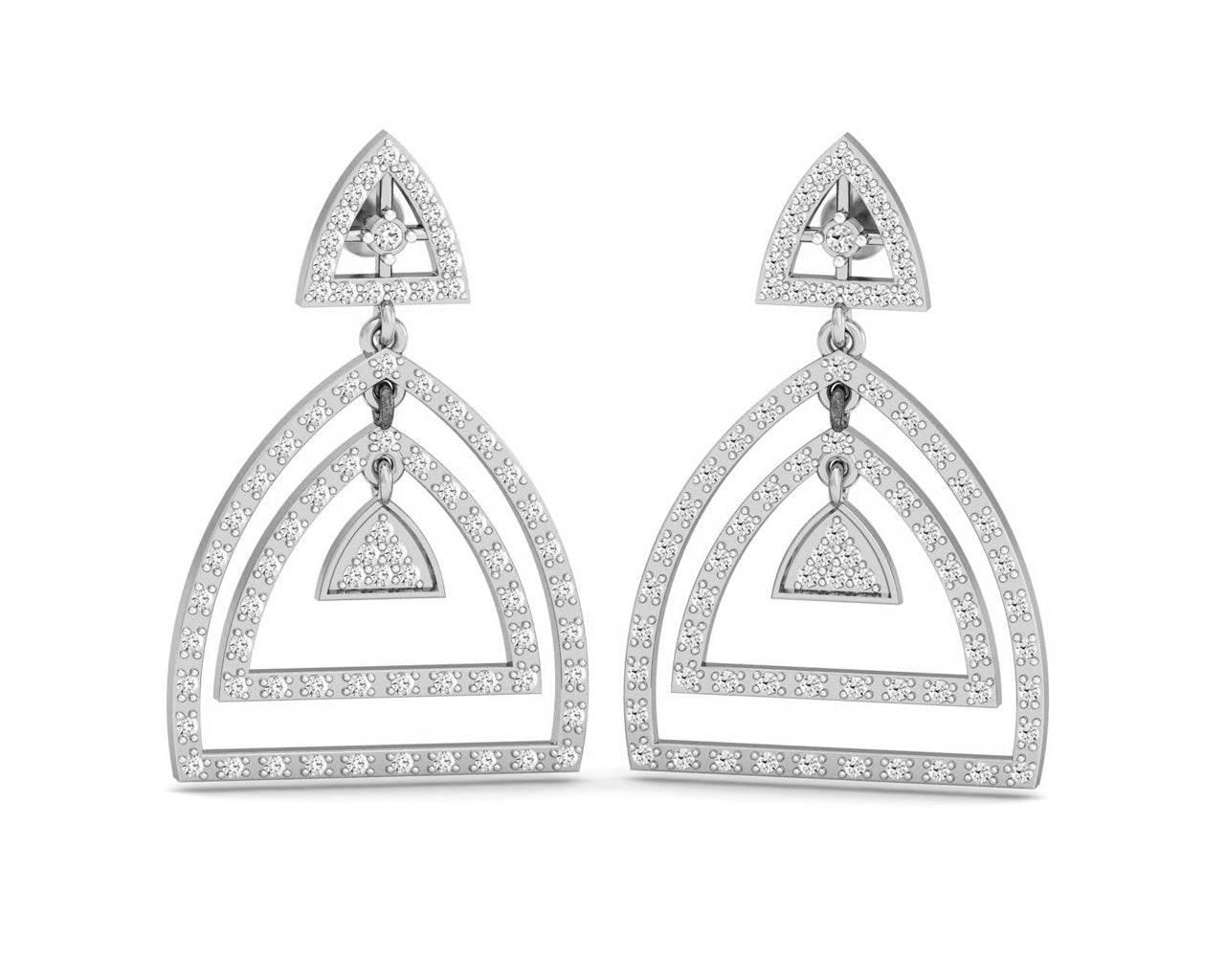 Zulaikha Diamond Earrings - Jewelslane